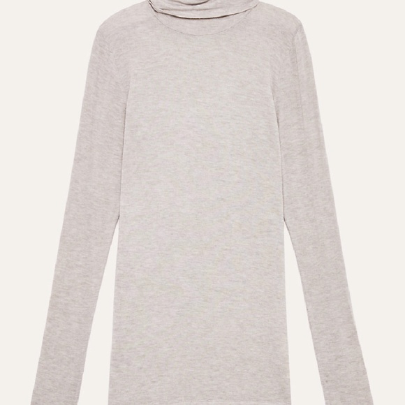 aritzia wilfred huet turtleneck - heather grey, size S - Picture 2 of 8